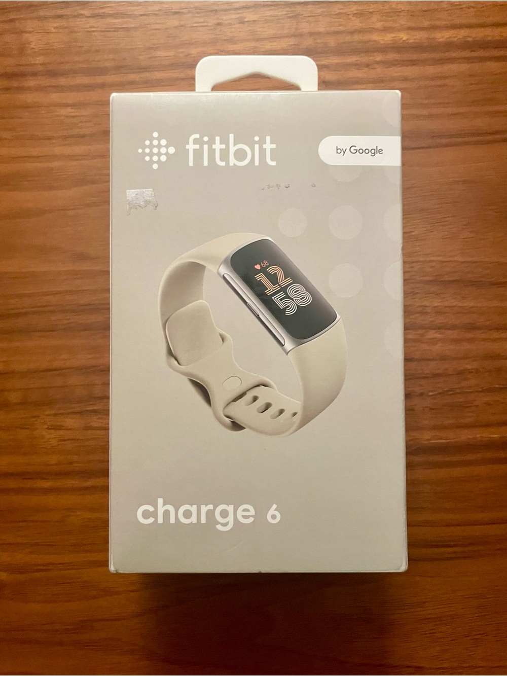 Fitbit Charge 6 Fitness Tracker - Porcelain/Silver Aluminum NWT